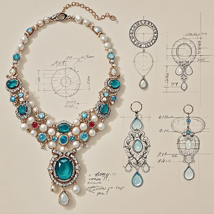 Handcrafted jewelry detail